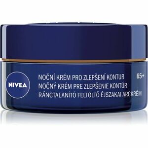 NIVEA Anti-Wrinkle Contouring liftingový noční krém pro definici kontur obličeje pro vyhlazení kontur 65+ 50 ml obraz