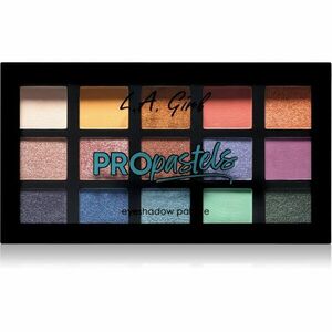 L.A. Girl Cosmetics PRO Pastels paletka očních stínů 18 g obraz