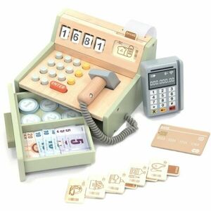 UMU Toys Wooden Cash Register aktivity hračka ze dřeva 3y+ 1 ks obraz