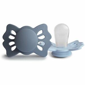 FRIGG Lucky Size 1: 0-6 months dudlík Slate/Powder Blue 2 ks obraz