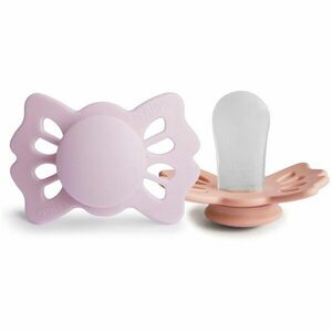 FRIGG Lucky Size 1: 0-6 months dudlík Soft Lilac/Pretty in Peach 2 ks obraz