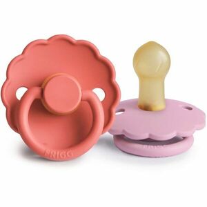 FRIGG Daisy Size 1: 0-6 months dudlík Blush/Cotton candy 2 ks obraz
