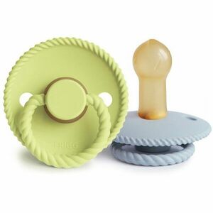 FRIGG Rope Size 2: 6-18 months dudlík Green Tea/Powder Blue 2 ks obraz