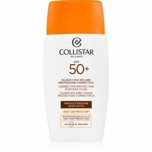 Collistar CORRECTIVE PROTECTION SUN FACE FLUID SPF50+ ochranný fluid na opalování SPF 50+ 50 ml obraz