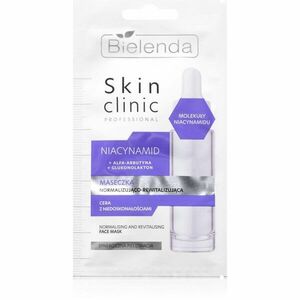 Bielenda Skin Clinic Professional Niacinamide noční revitalizační maska pro obnovu pleti pro problematickou pleť, akné 8 g obraz