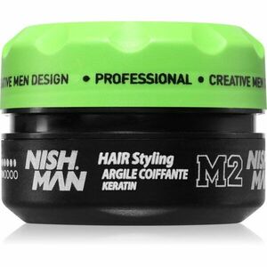 Nish Man M2 stylingový vosk pro krátké vlasy s keratinem 100 ml obraz