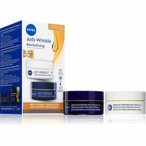 NIVEA Anti-Wrinkle Revitalizing výhodné balení proti vráskám 55+ obraz