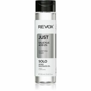 Revox B77 JUST Salicylic Acid 2% exfoliační čisticí tonikum na obličej a tělo 250 ml obraz