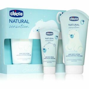 Chicco Natural Sensation Sweet Time dárková sada pro děti od narození 0+ obraz