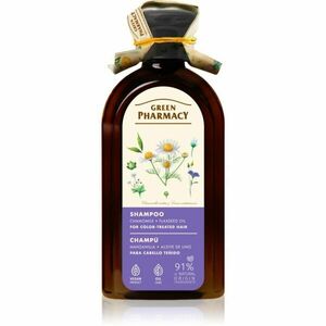 Green Pharmacy Chamomile & Linseed Oil Shampoo pečující šampon pro barvené vlasy 350 ml obraz