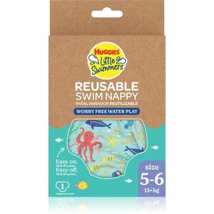 Huggies Little Swimmers Reusable 5/6 pratelné plenkové plavky 13 kg+ 1 kg obraz