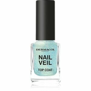 Dermacol Nail Veil vrchní lak na nehty třpytivý odstín Sparkling Ocean 11 ml obraz