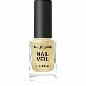 Dermacol Nail Veil vrchní lak na nehty třpytivý odstín Sparkling Beach 11 ml obraz