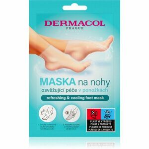 Dermacol Refreshing & Cooling regenerační maska na chodidla ve formě ponožek s osvěžujícím účinkem 1 pár obraz
