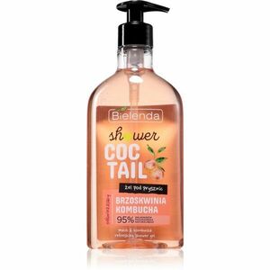 Bielenda Shower Coctail Peach + Kombucha osvěžující sprchový gel s regeneračním účinkem 400 ml obraz