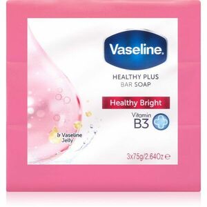 Vaseline Healthy Bright Bar Soap sada tuhých mýdel 3x75 g obraz