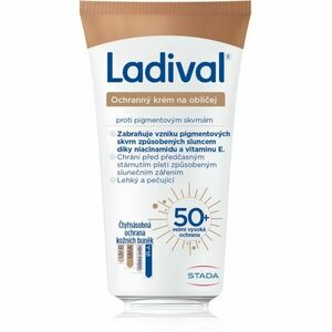 Ladival Ochranný krém na obličej proti pigmentovým skvrnám ochranný krém na obličej s vitamínem E SPF 50+ 50 ml obraz