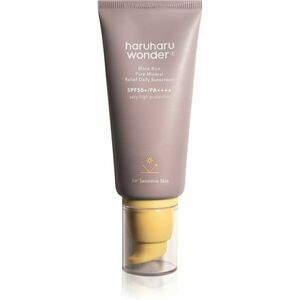 Haruharu Wonder Black Rice Pure Mineral Relief Daily Sunscreen zklidňující minerální ochranný krém SPF 50+ 50 ml obraz