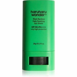 Haruharu Wonder Black Bamboo Daily Soothing Sun Shield opalovací krém v tyčince se zklidňujícím účinkem SPF 50+ 20 g obraz