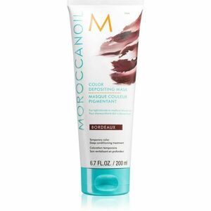 Moroccanoil Color Depositing jemná vyživující maska bez permanentních barevných pigmentů Bordeaux 200 ml obraz