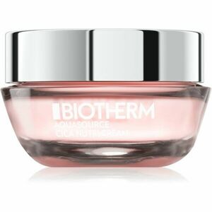 Biotherm Aquasource Cica Nutri Cream výživný hydratační krém pro suchou až velmi suchou citlivou pleť 30 ml obraz