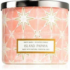 Bath & Body Works Island Papaya vonná svíčka 411 g obraz
