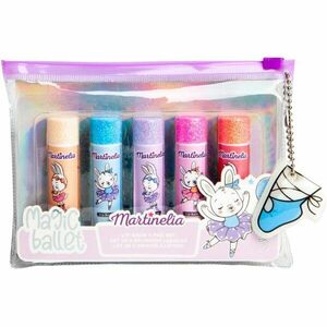 Martinelia Magic Ballet Lip Balm Set sada lesků na rty s pouzdrem pro děti 5x3, 6 g obraz