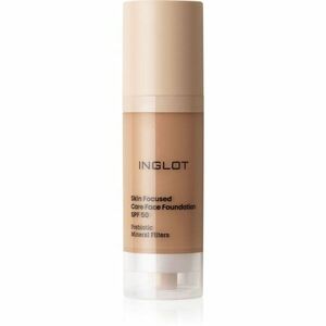 Inglot Skin Focused Care Face Foundation SPF 50 krycí make-up SPF 50 odstín Apricot Tan 30 ml obraz