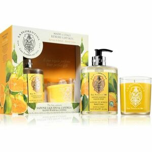 La Florentina Boboli Citrus Hand Wash and Candle dárková sada obraz