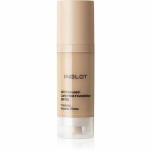 Inglot Skin Focused Care Face Foundation SPF 50 krycí make-up SPF 50 odstín Yellow Beige 30 ml obraz
