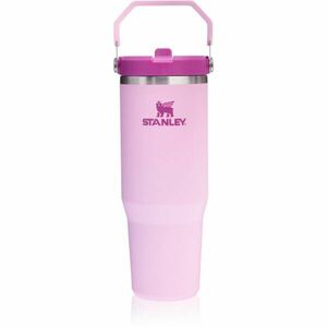 Stanley IceFlow™ Flip Straw Tumbler nerezová láhev na vodu Cherry Blossom 890 ml obraz