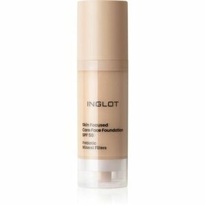 Inglot Skin Focused Care Face Foundation SPF 50 krycí make-up SPF 50 odstín 302 Ivory Beige 30 ml obraz