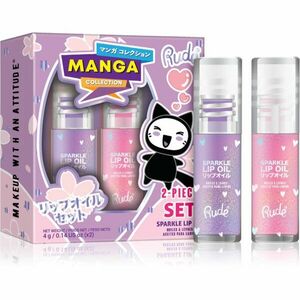 Rude Cosmetics Manga Collection sada na rty Strawberry And Grape Duo obraz