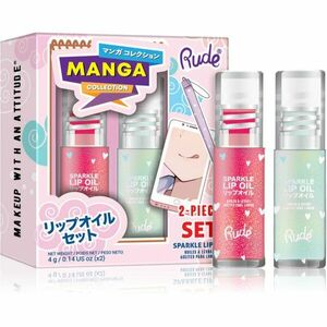 Rude Cosmetics Manga Collection sada na rty Watermelon And Mint Duo 2x2 g obraz