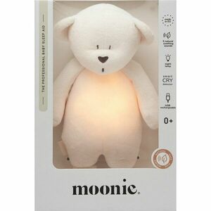 Moonie Bear 2.0 Organic Cream usínáček s melodií 1 ks obraz