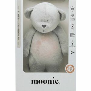 Moonie Bear 2.0 Organic Silver usínáček s melodií 1 ks obraz