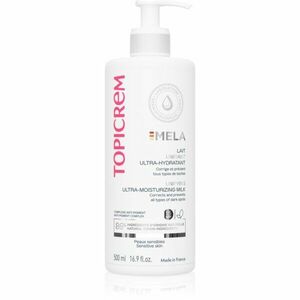 Topicrem MELA Unifying Ultra-Moisturizing Milk SPF15 hydratační mléko proti pigmentovým skvrnám SPF 15 500 ml obraz
