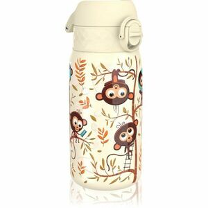 Ion8 Leak Proof nerezová láhev na vodu pro děti Monkeys 400 ml obraz