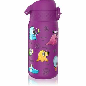 Ion8 Leak Proof nerezová láhev na vodu pro děti Aliens 400 ml obraz