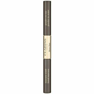 Clarins Brow Duo set pro úpravu obočí pro fixaci a tvar odstín 05 - Dark Brown 2, 8 g obraz