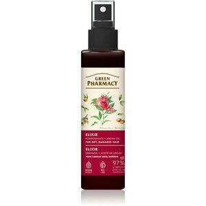 Green Pharmacy Argan Oil & Pomegranate Elixir bezoplachový elixír pro poškozené a křehké vlasy 150 ml obraz