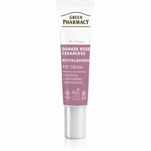 Green Pharmacy Damask Rose & Ceramides Eye Cream revitalizační oční krém 15 ml obraz