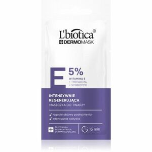 L’biotica DermoMask E 5% intenzivní regenerační maska na obličej 8 ml obraz