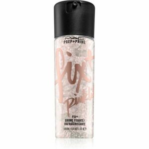 MAC Cosmetics Prep + Prime Fix+ (Shimmer) pleťová mlha pro fixaci make-upu pro okamžité rozjasnění odstín Pinklite 100 ml obraz