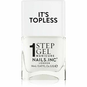 Nails Inc. It’s Topless gelový lak na nehty pro dlouhotrvající efekt odstín Emma 14 ml obraz