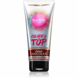 Sunsilk Top Colour intenzivní péče neutralizující mosazné podtóny Deep Chocolate 180 ml obraz