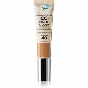 IT Cosmetics Your Skin But Better CC + Nude Glow make-up pro rozjasnění pleti SPF 40 odstín Neutral Tan 32 ml obraz