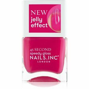 Nails Inc. 45 Second Speedy Gloss rychleschnoucí lak na nehty odstín Feelin' Berry Jelly 14 ml obraz