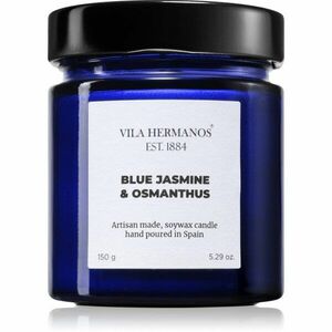 Vila Hermanos Apothecary Cobalt Blue Blue Jasmine & Osmanthus vonná svíčka 150 g obraz