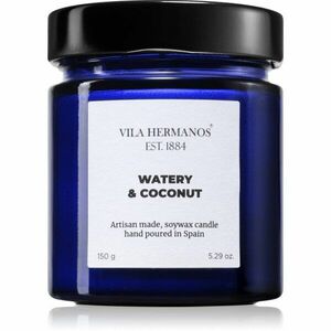 Vila Hermanos Apothecary Cobalt Blue Watery & Coconut vonná svíčka 150 g obraz